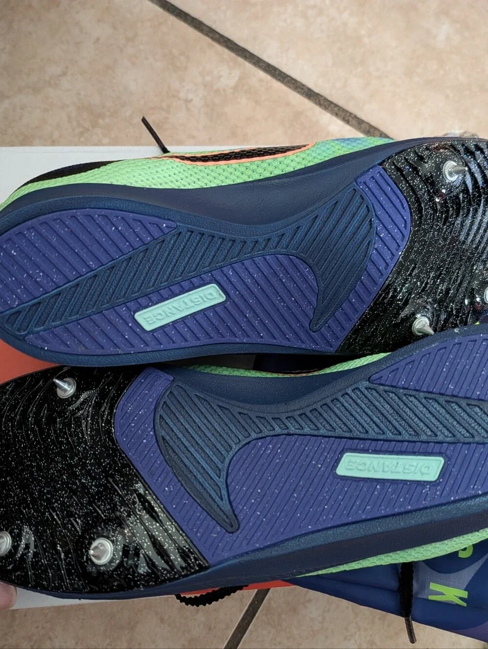 Nike Zoom Rival Distance Glam Dark Obsidian/Black Kids